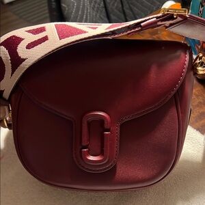Marc Jacobs Burgundy Crossbody Bag